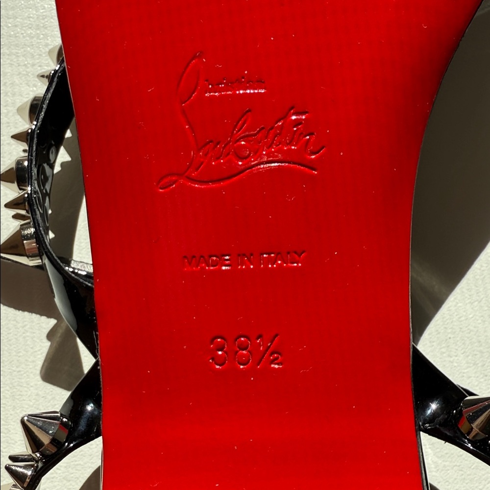 Christian Louboutin Mafaldina spikes flat studded sandal - Picture 5 of 12